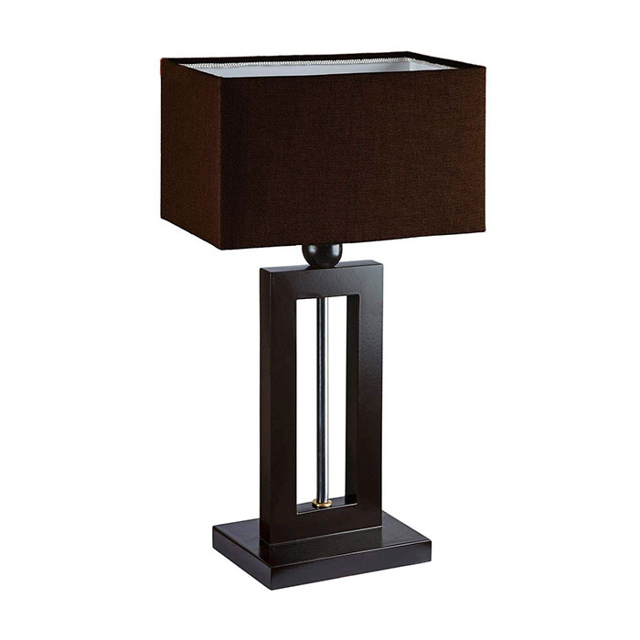 آباژور رومیزی چوبی چشمه نور مدل MT7069/BR