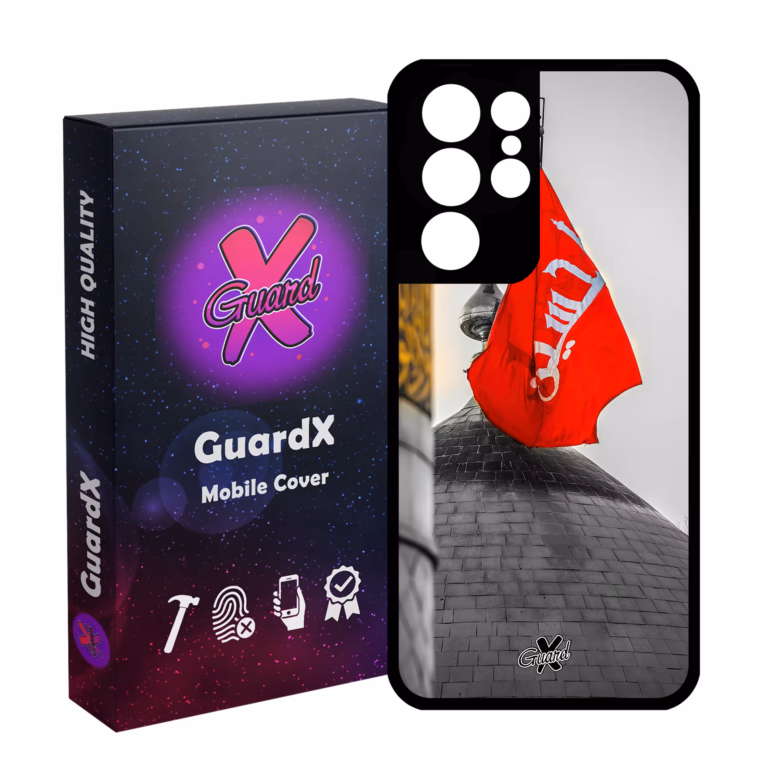 کاور گارد ایکس طرح محرم 2 مدل Glass10457 مناسب برای گوشی موبایل سامسونگ Galaxy S21 Ultra