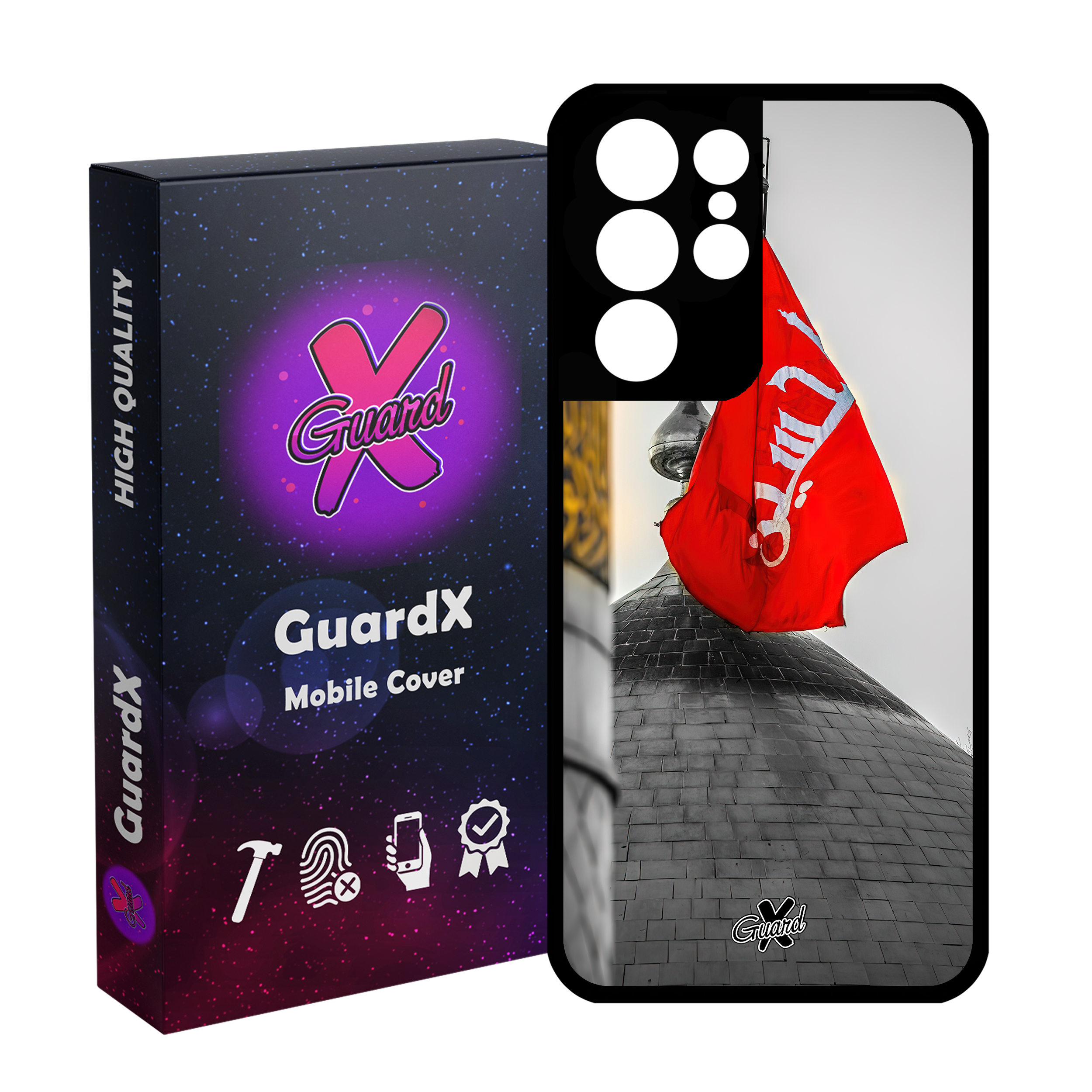 کاور گارد ایکس طرح محرم 2 مدل Glass10457 مناسب برای گوشی موبایل سامسونگ Galaxy S21 Ultra