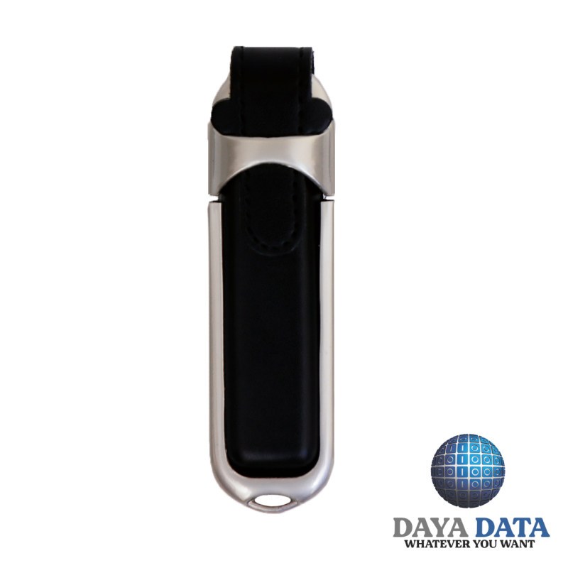 فلش مموری فانتزی دایا دیتا لوکس چرمی مدل LE1001-17 ظرفیت32GB -USB2 رنگ مشکی