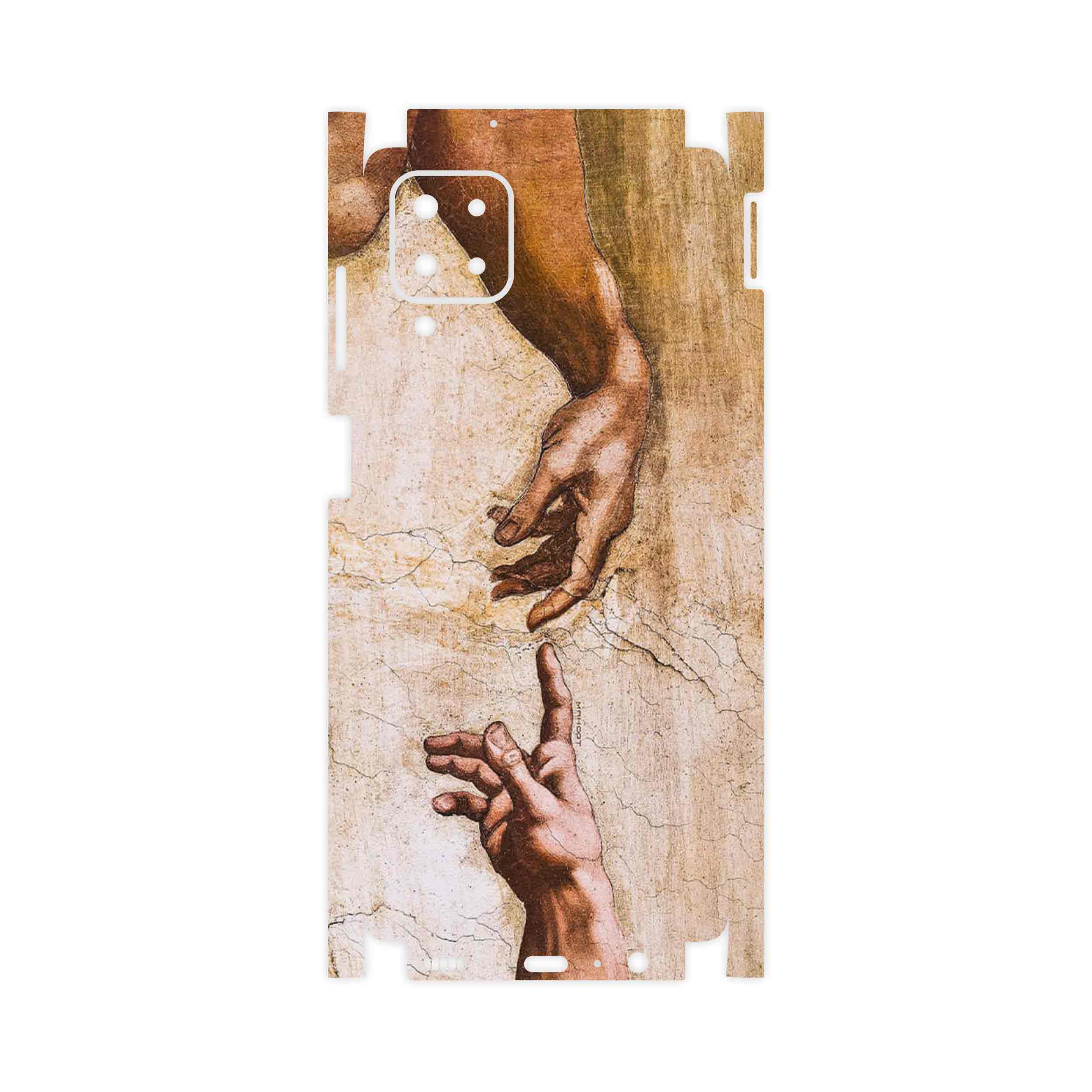 برچسب پوششی ماهوت مدل The Creation of Adam of MichelAnge-FullSkin مناسب برای گوشی موبایل سامسونگ Galaxy F12