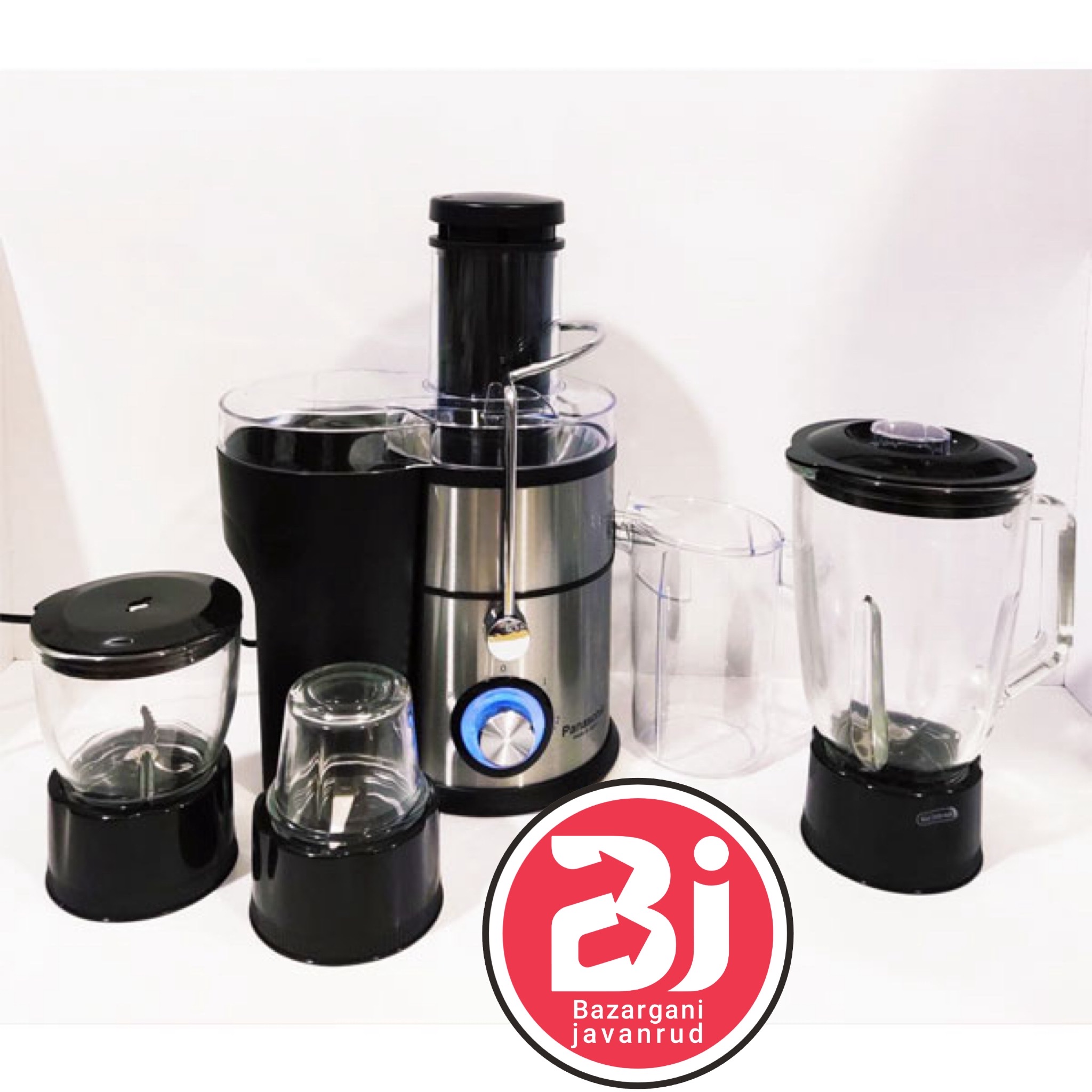 آبمیوه‌ گیری 4 کاره پاناسونیک SK-8656 – گلو و پایه استیل 1800 وات – اصل