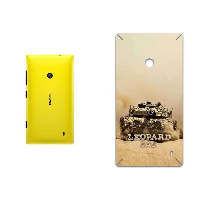 برچسب پوششی ماهوت مدل Leopard 2A5 tank مناسب برای گوشی موبایل نوکیا Lumia 520
