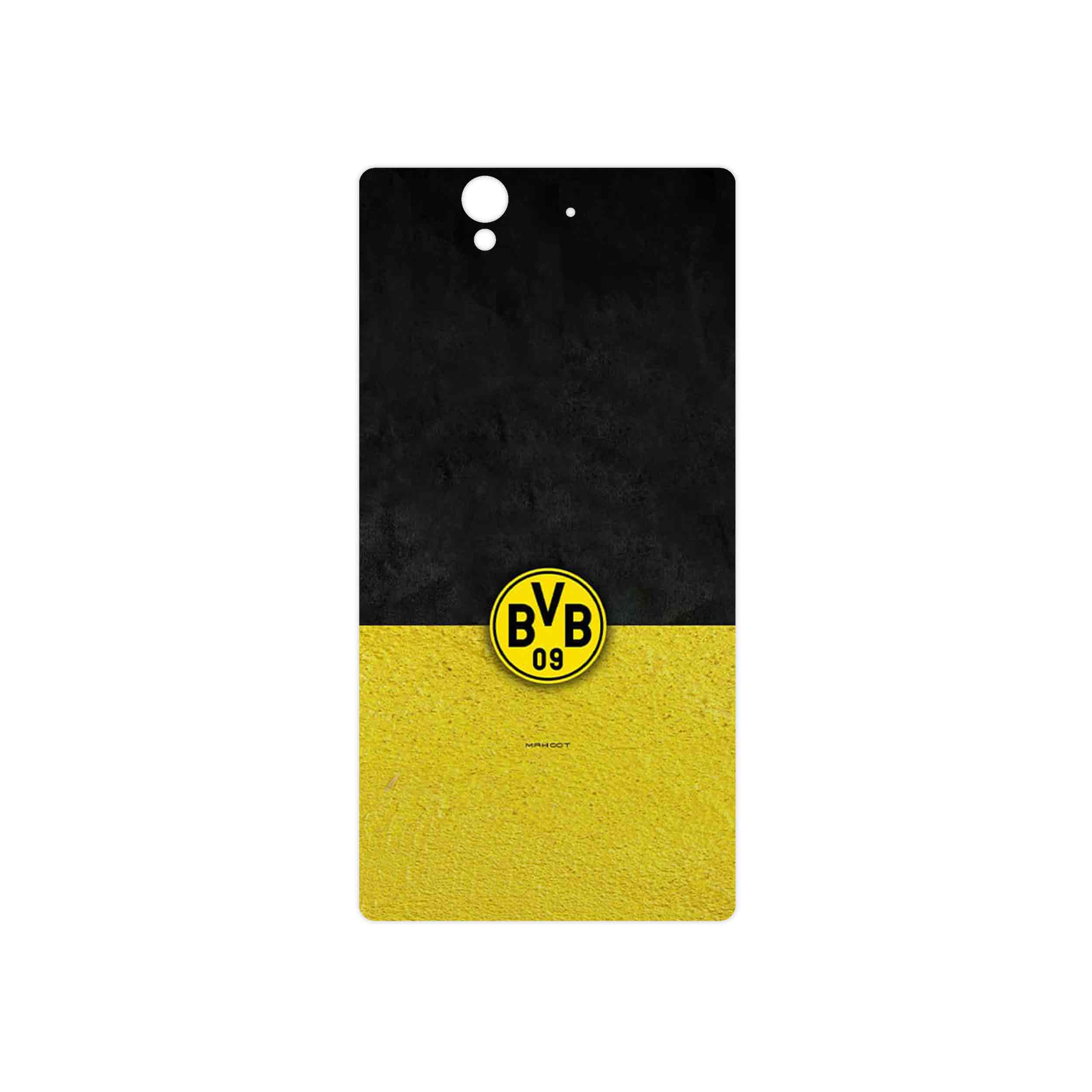 برچسب پوششی ماهوت مدل Borussia Dortmund FC مناسب برای گوشی موبایل سونی Xperia Z