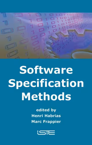 خرید و دانلود نسخه کامل کتاب Software Specification Methods
