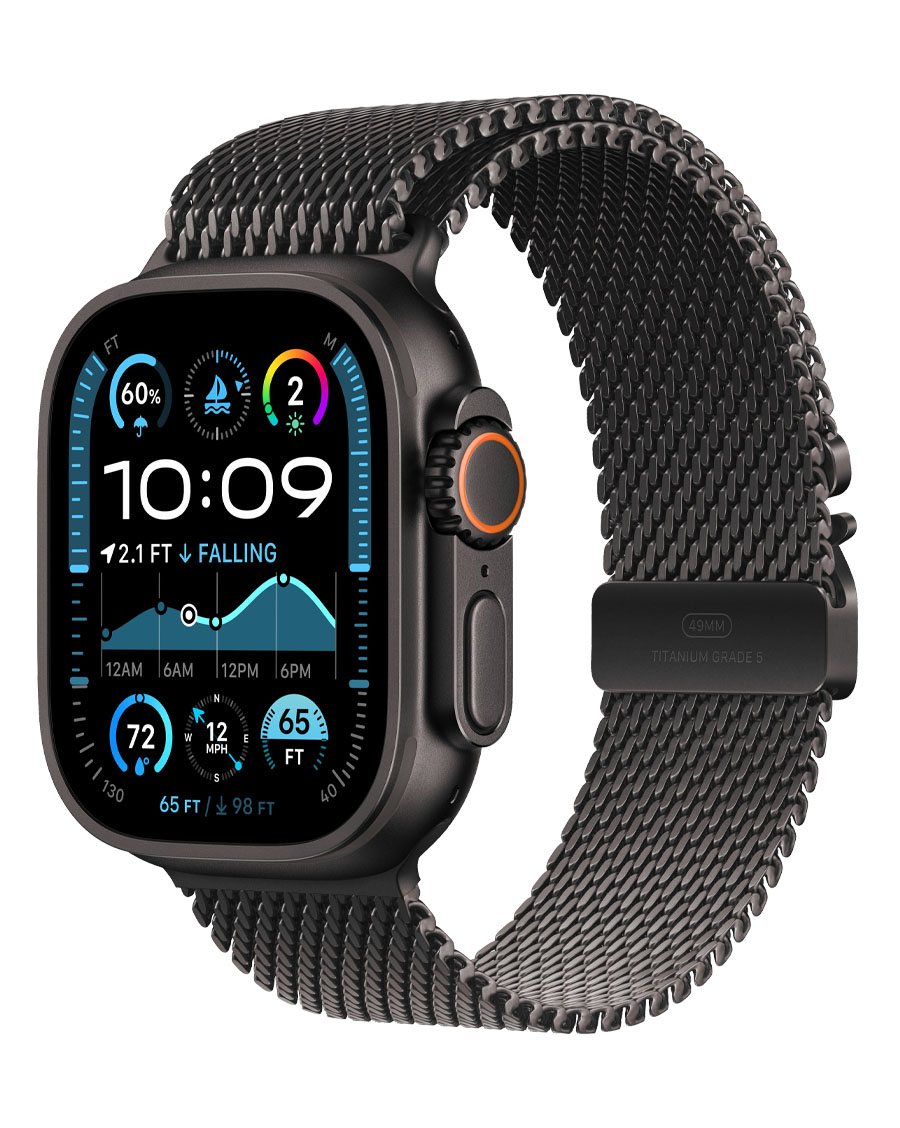 قیمت و خرید Apple Watch Ultra 2 Black Titanium بند Milanese