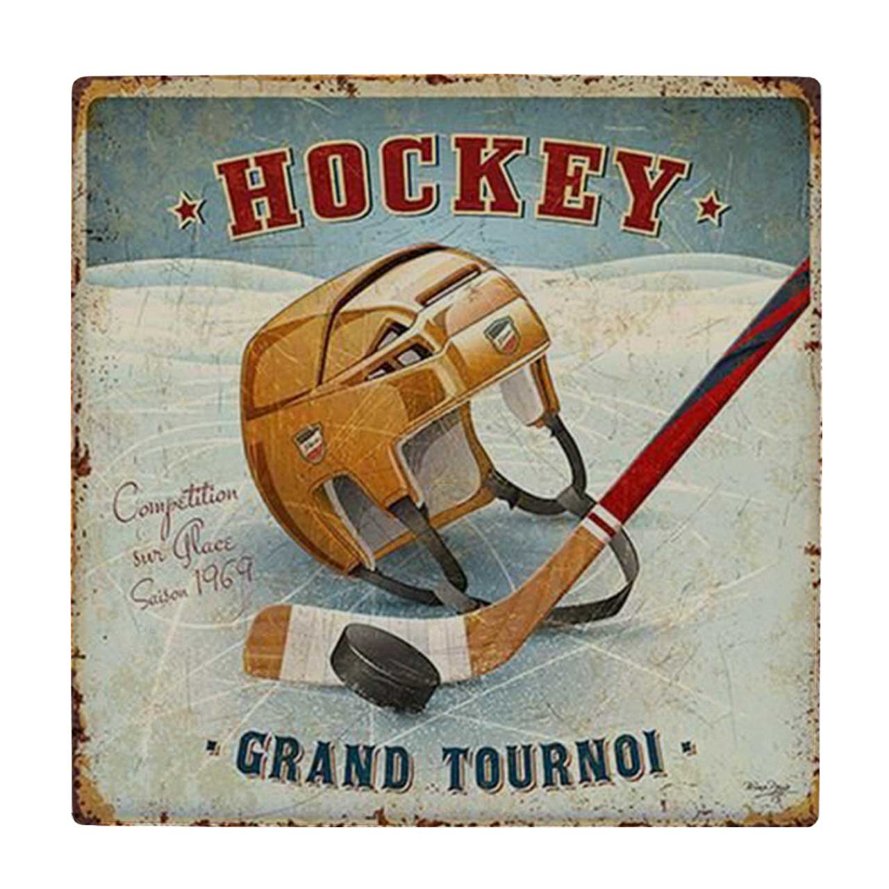 کاشی کارنیلا طرح تبلیغ کلاسیک هاکی روی یخ کد wkk2185