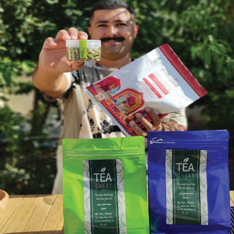 هل 50 گرمی ویژه  بسیار خوش عطر و درشت در بسته بندی های شیشه ای در دار  جهت نگهداری آسان برای خانم های خانه دار