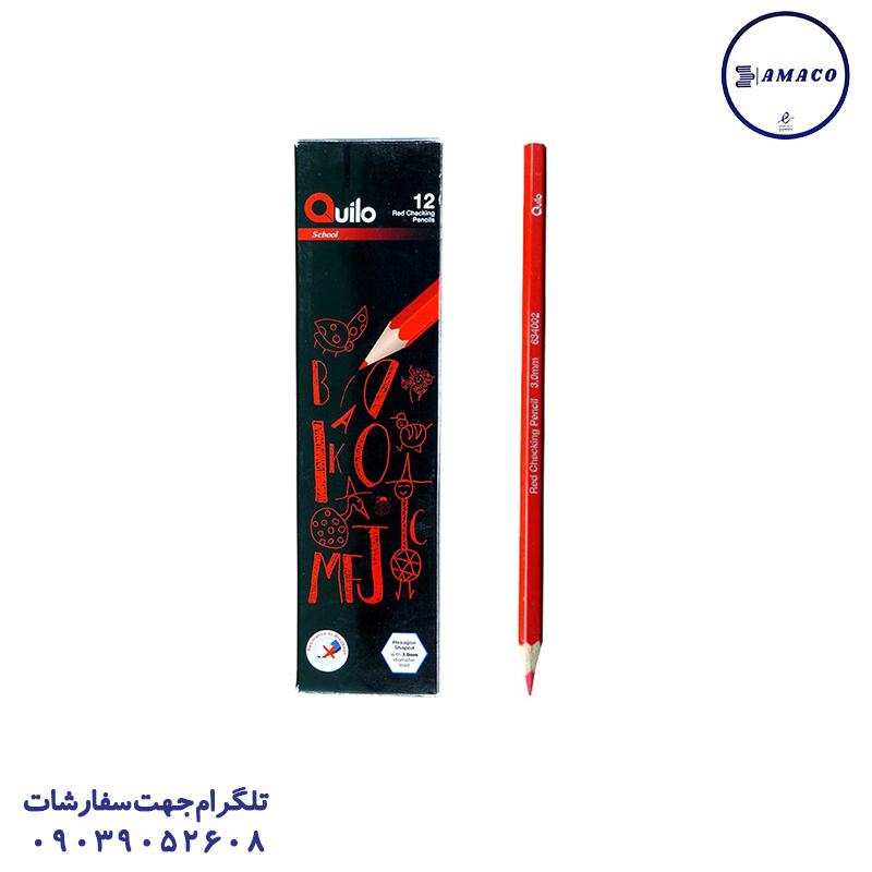 مداد قرمز 6 گوش  4002 کویلو