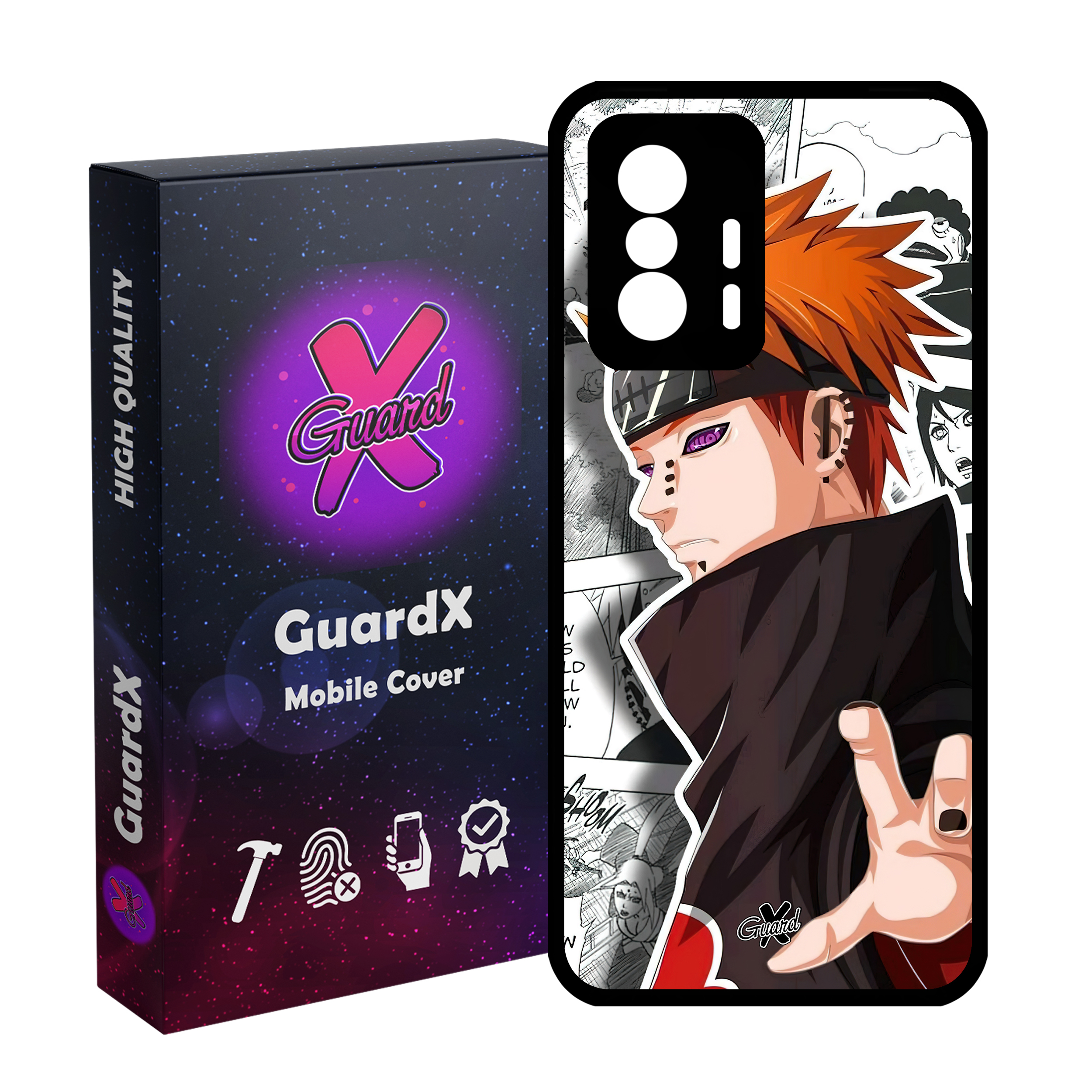 کاور گارد ایکس طرح Naruto Anime مدل Glass10554 مناسب برای گوشی موبایل شیائومی 11T Pro / 11T