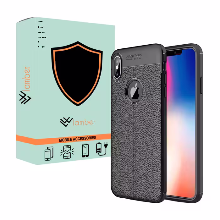 کاور لمبر مدل LAMBAUTO-1 مناسب برای گوشی موبایل اپل Iphone X/XS به همراه محافظ صفحه نمایش