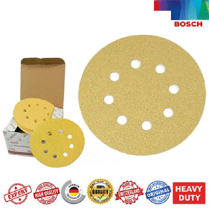 سنباده پشت کرکی بوش مدل 240-125mm کد LBH مجموعه 5 عددی