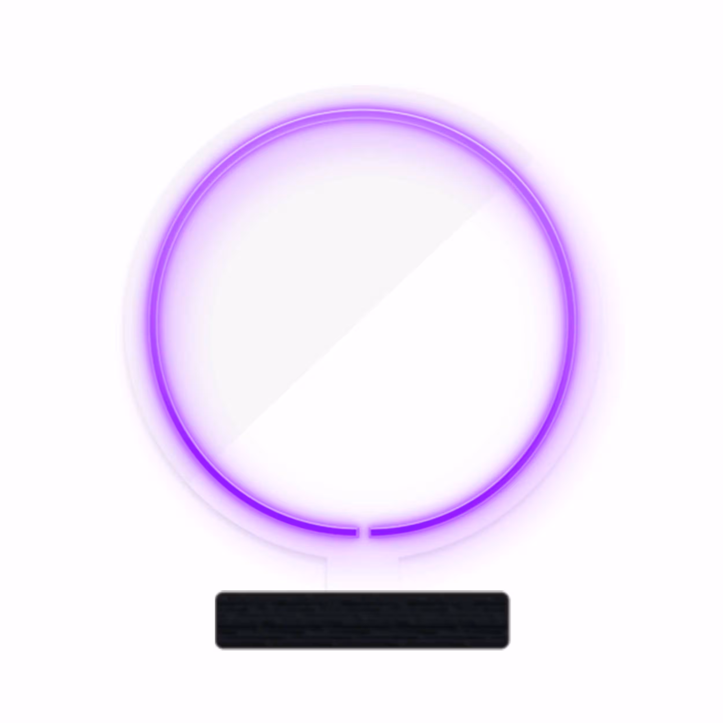 چراغ رومیزی ریموت دار مدل CIRCLE-GL_PR-GLASS
