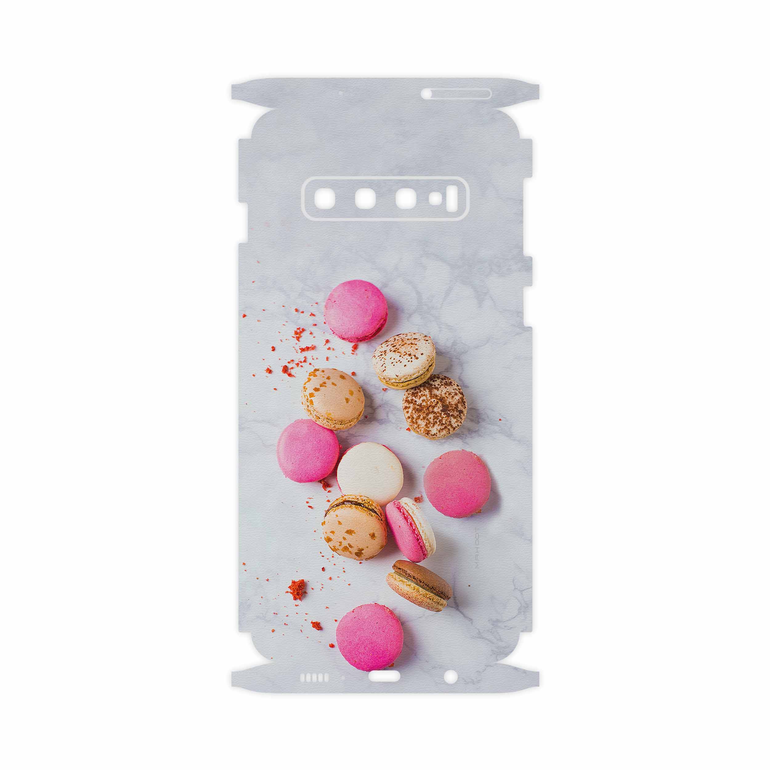 برچسب پوششی ماهوت مدل Macaron cookie-FullSkin مناسب برای گوشی موبایل سامسونگ Galaxy S10