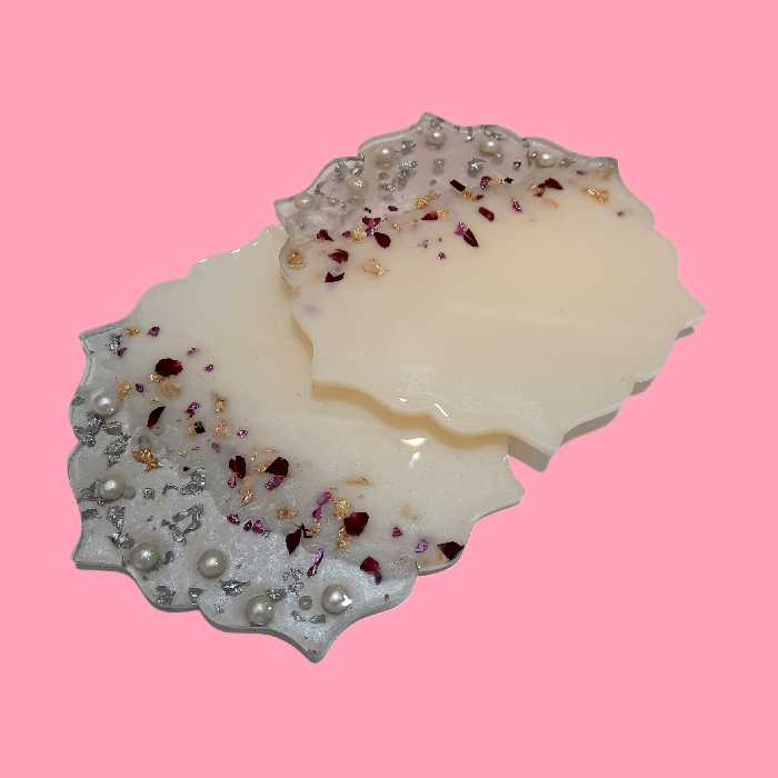  زیر لیوانی رزینی مدل مروارید قطر 12 سانت پک 6 عددی قابل سفارش در رنگ دلخواه شما