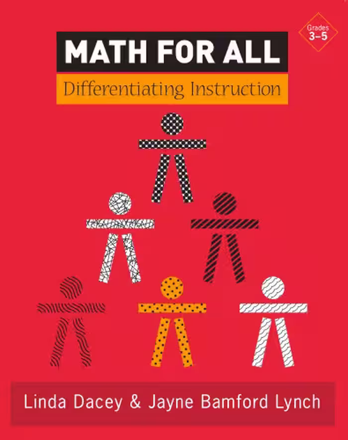 خرید و دانلود نسخه کامل کتاب Math For All: Differentiating Instruction, Grades 3-5
