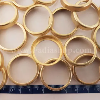 حلقه پولک 28 طلایی بسته ای