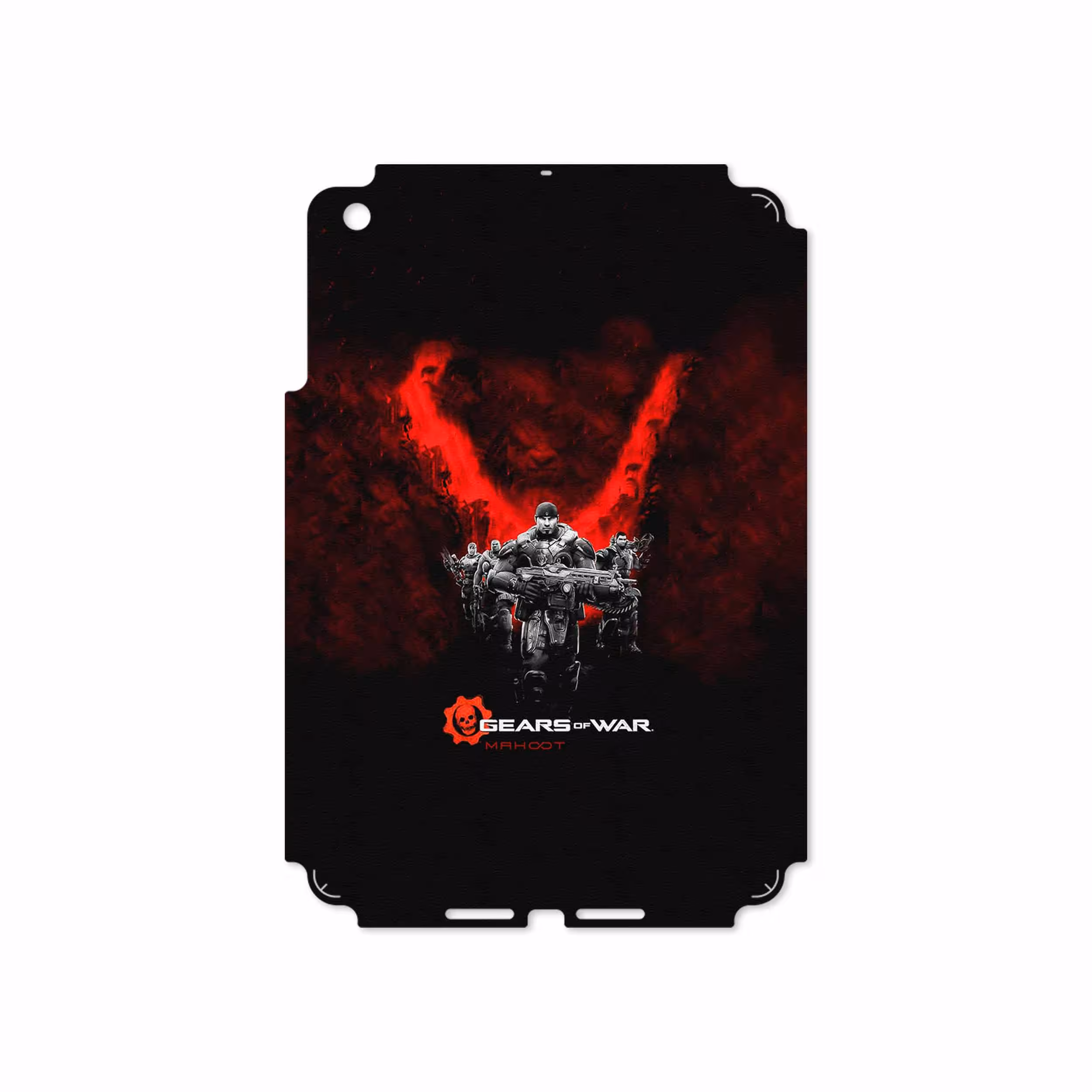 برچسب پوششی ماهوت مدل Gears-Of-War-Game مناسب برای تبلت اپل iPad mini 2012 A1432