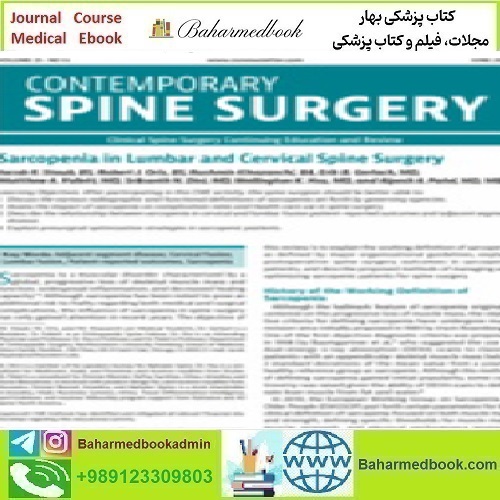 Contemporary Spine Surgery Volume 25 1 to 6 2024 TRUE P