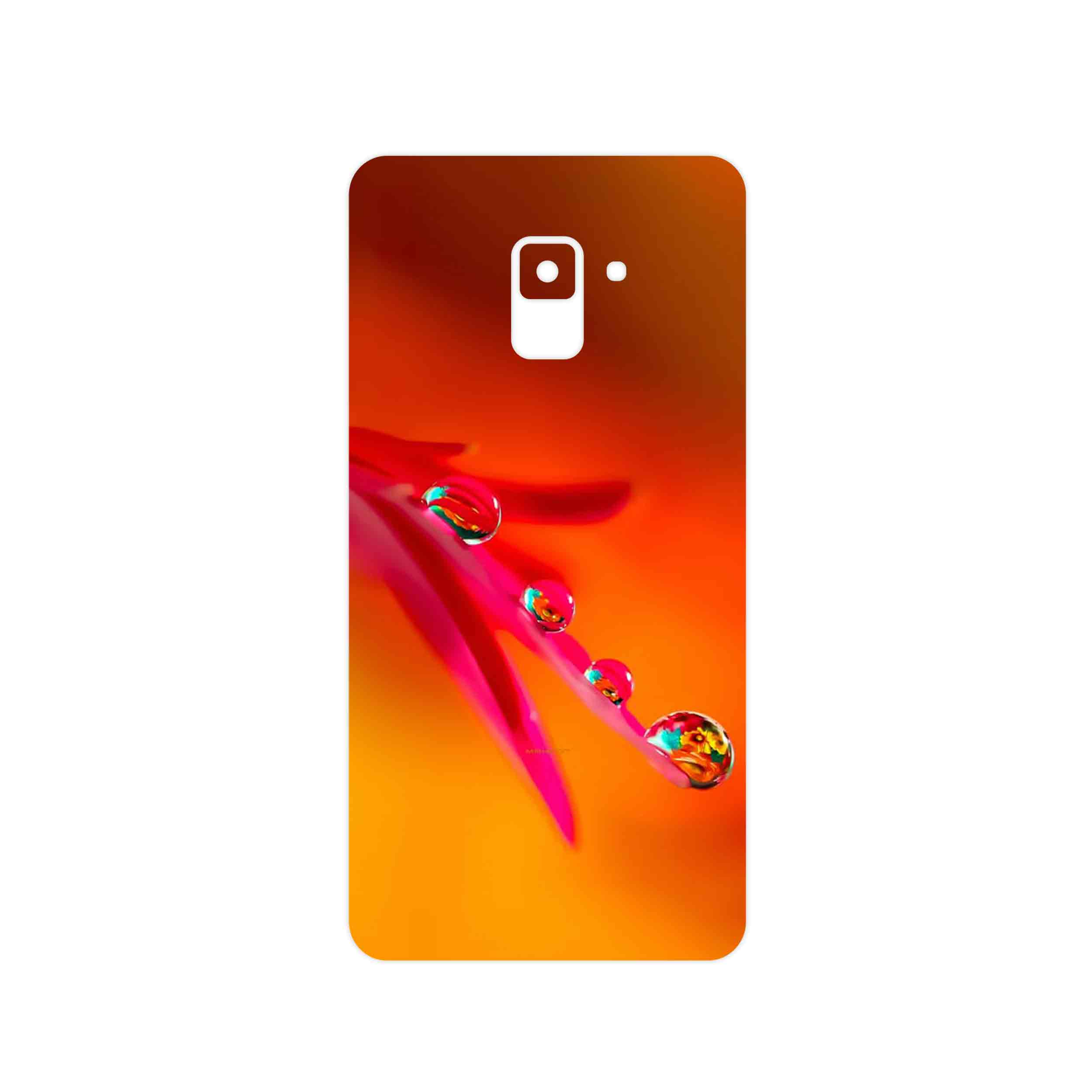 برچسب پوششی ماهوت مدل Plant dew مناسب برای گوشی موبایل سامسونگ Galaxy A8 Plus 2018