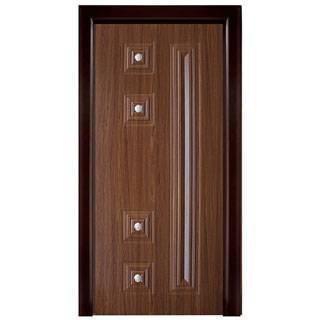 درب PVC ورودی آپارتمان برجسته نگین خور مدل MA364 ام دی اف ضخامت 8 میل خارجی