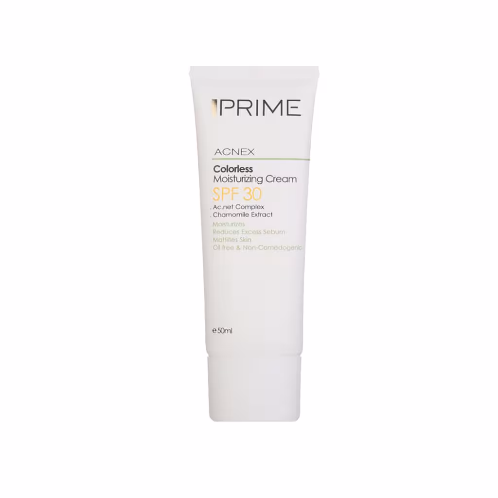 کرم مرطوب کننده فاقد چربی بی رنگ SPF 30 پرایم