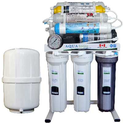 دستگاه تصفیه کننده آب آکوآ اسپرینگ مدل RO - NF3030 به همراه فیلتر مجموعه 4 عددی