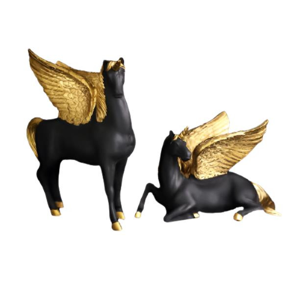 مجسمه طرح اسب مدل 023 مجموعه 2 عددی