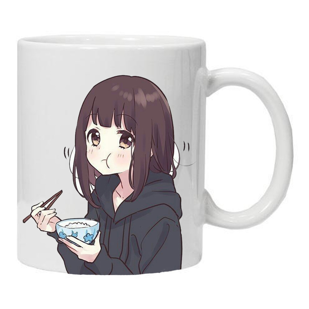 ماگ طرح دختر انیمه مدل MLS6801