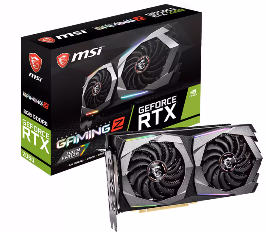 کارت گرافیک ام اس آی مدل GeForce RTX 2060 GAMING Z 6G با حافظه 6 گیگابایت