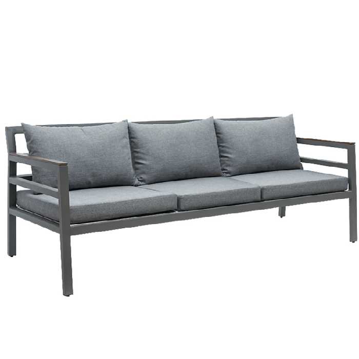 مبل سه نفره تمام آلومینوم نظری مدل دنیز