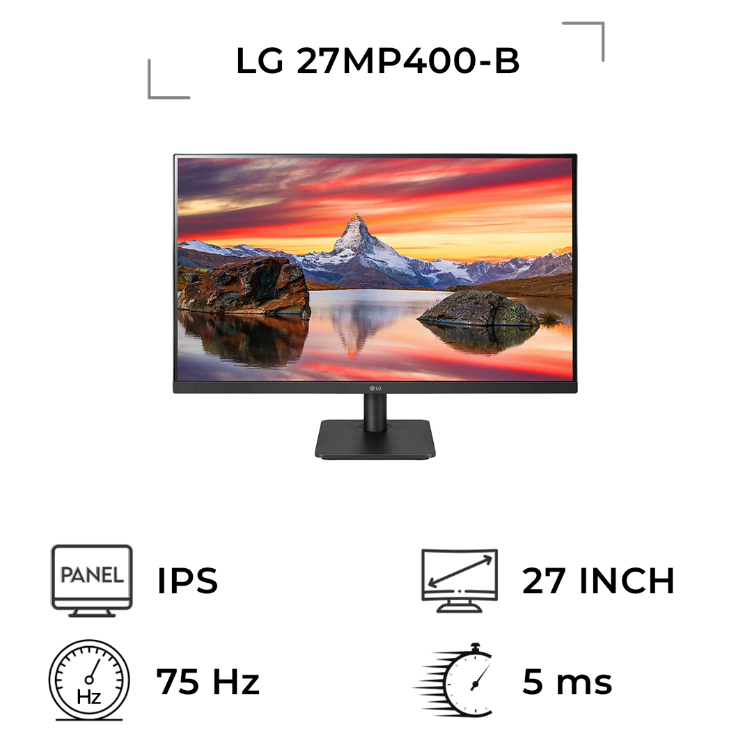 مانیتور ال جی 27 اینچ 27MP400-B