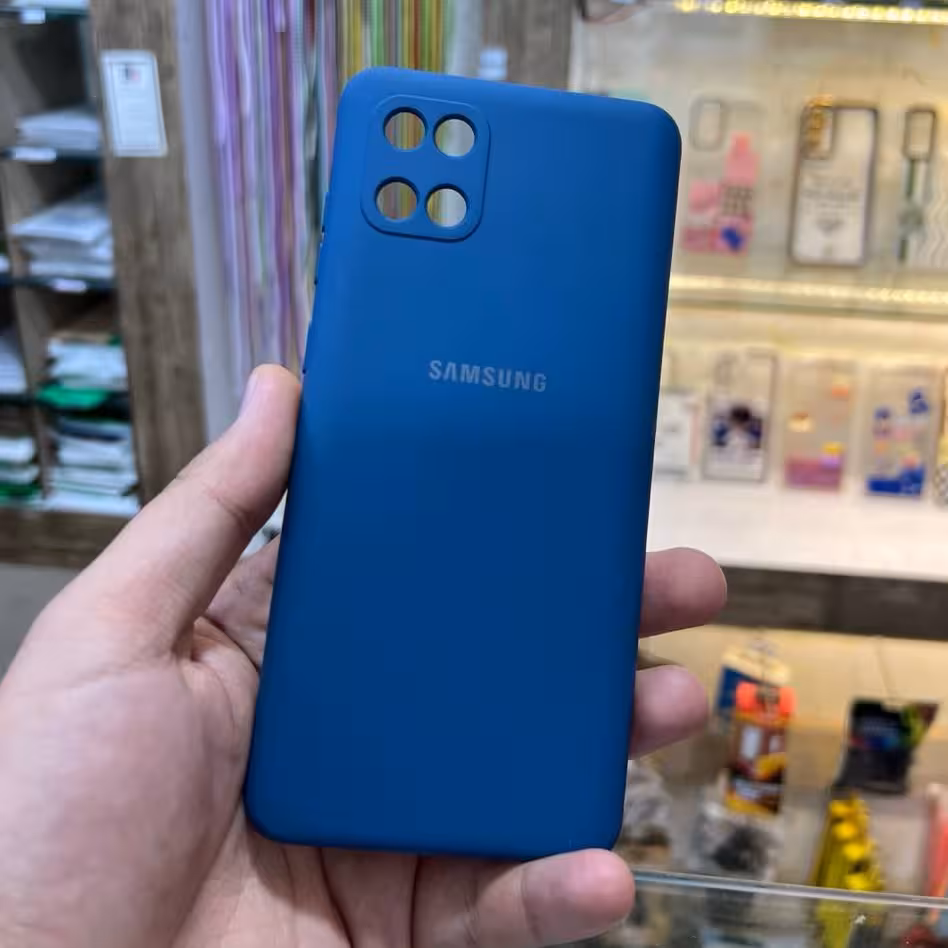 گارد - قاب - کاور سیلیکونی ژله ای رنگ سرمه ای مناسب برای سامسونگ Galaxy Note 10 Lite
