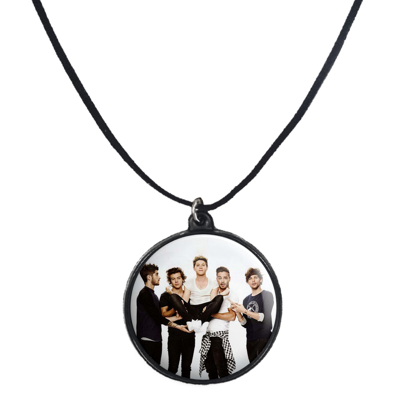 گردنبند پرمانه طرح One Direction کد pmb.13692 مدل دو طرفه