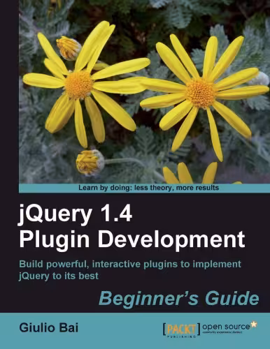 خرید و دانلود نسخه کامل کتاب jQuery 1.4 Plugin Development Beginners Guide