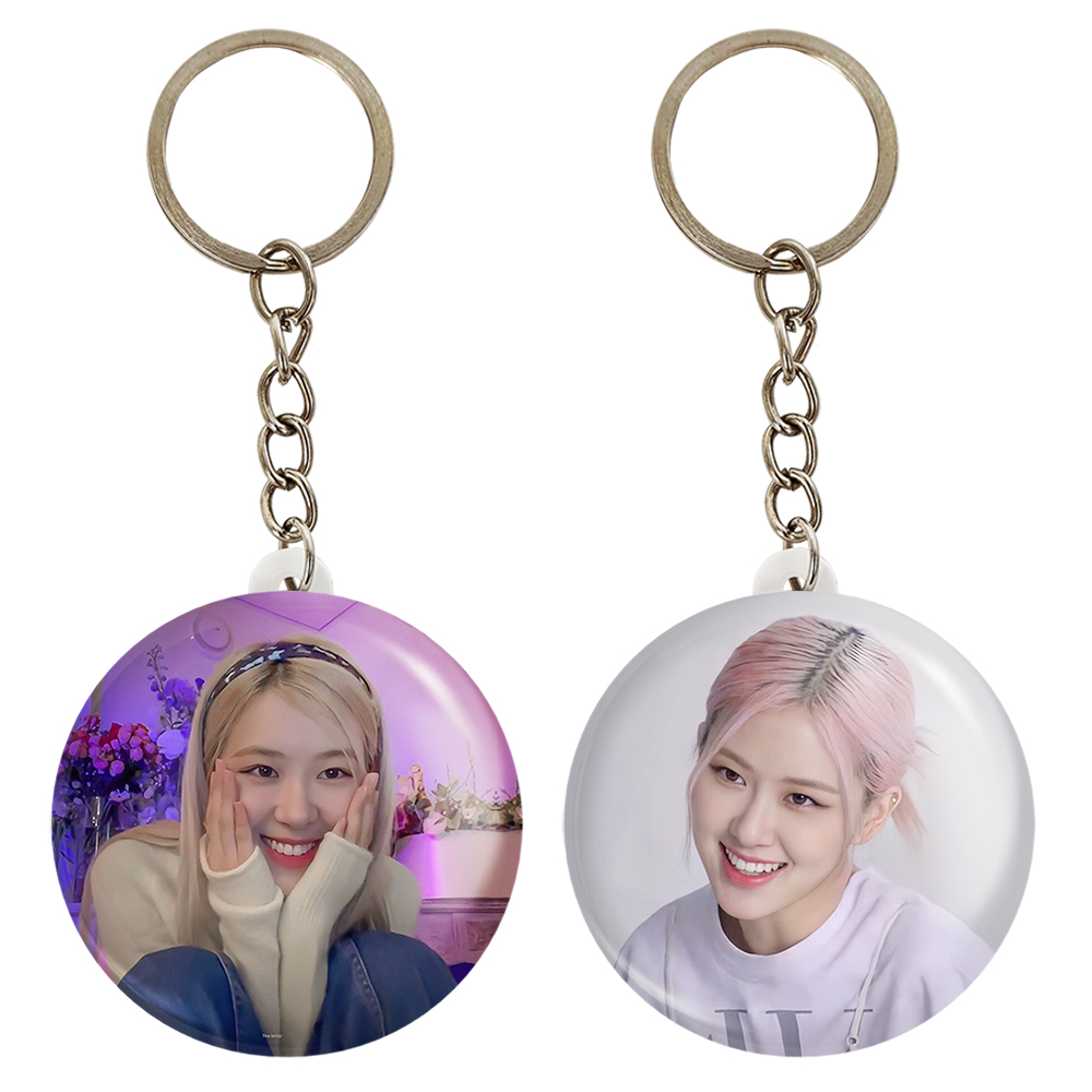 جاکلیدی خندالو مدل رزی بلک پینک کد 36523653 مجموعه 2 عددی