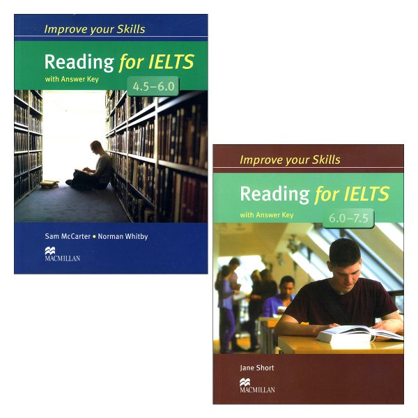 کتاب Improve Your Skills Reading for IELTS اثر جمعی از نویسندگان انتشارات Macmillan دوجلدی