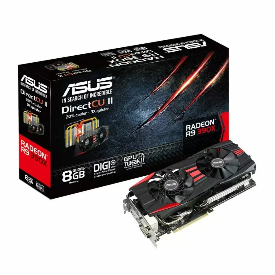 کارت گرافیک ایسوس R9 390X DCII 8GB GDDR5