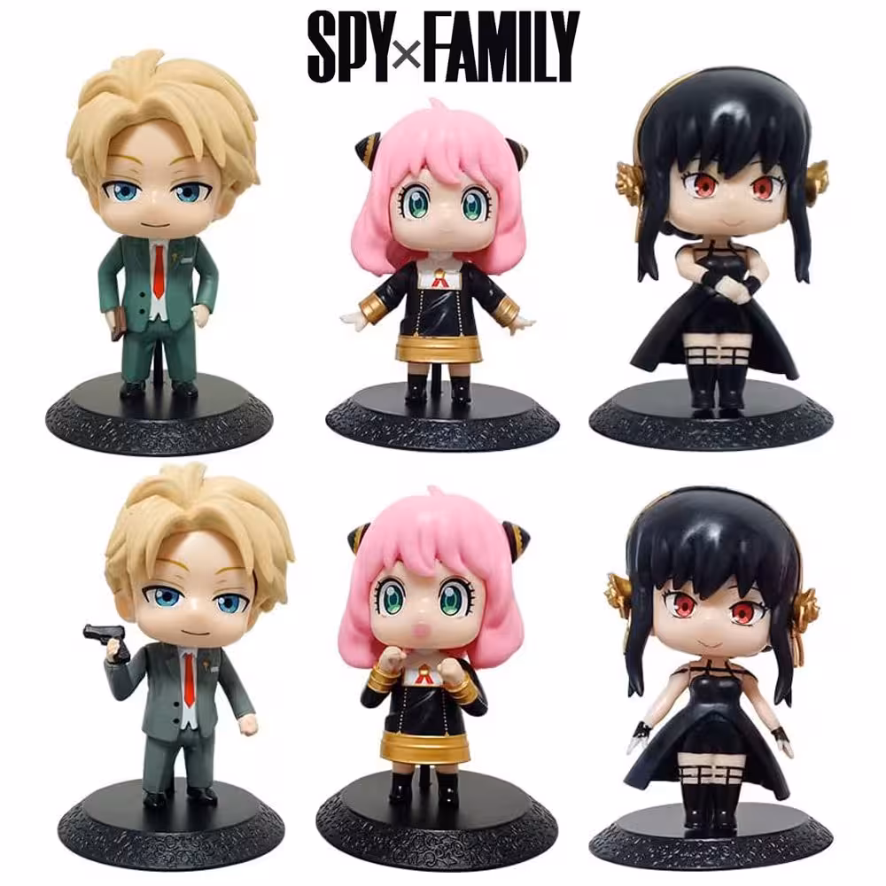 فیگور خانواده جاسوس Spy X Family مجموعه 6 عددی
