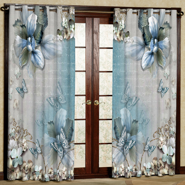 پرده پانچی کد 5461 سایز 280x140 سانتی متر