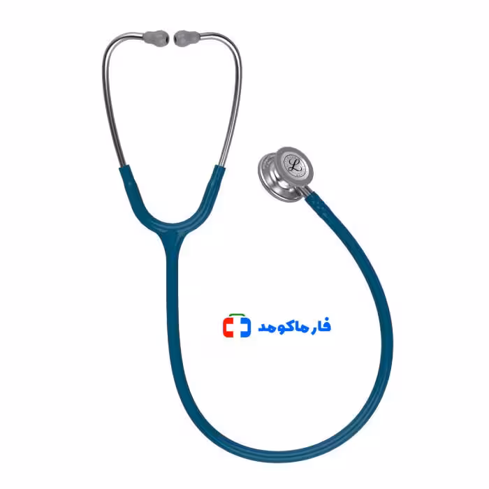گوشی پزشکی لیتمن کلاسیک 3 آبی کاربنی 5623