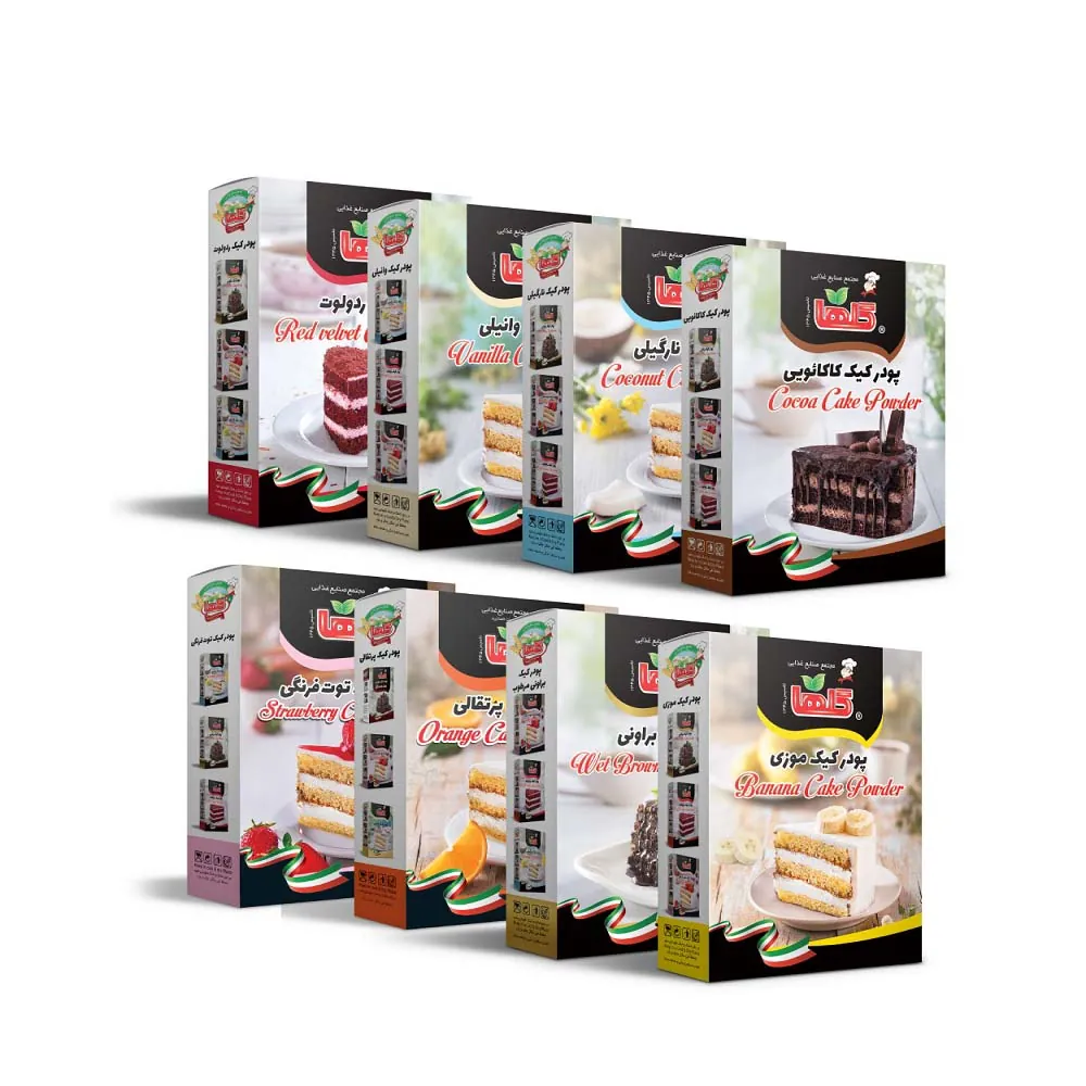 پودر کیک جور 8 طعم - جعبه