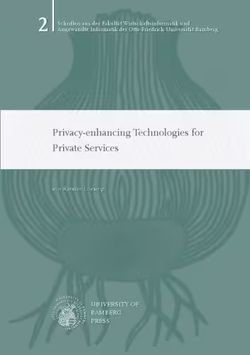 خرید و دانلود نسخه کامل کتاب Privacy-enhancing Technologies for Private Services