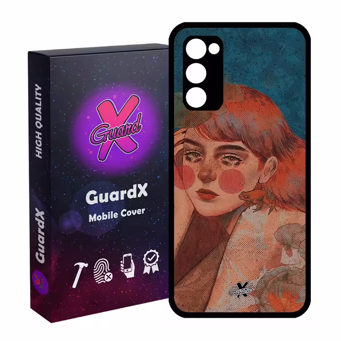 کاور گارد ایکس طرح Girl مدل Glass10330 مناسب برای گوشی موبایل سامسونگ Galaxy S20 FE