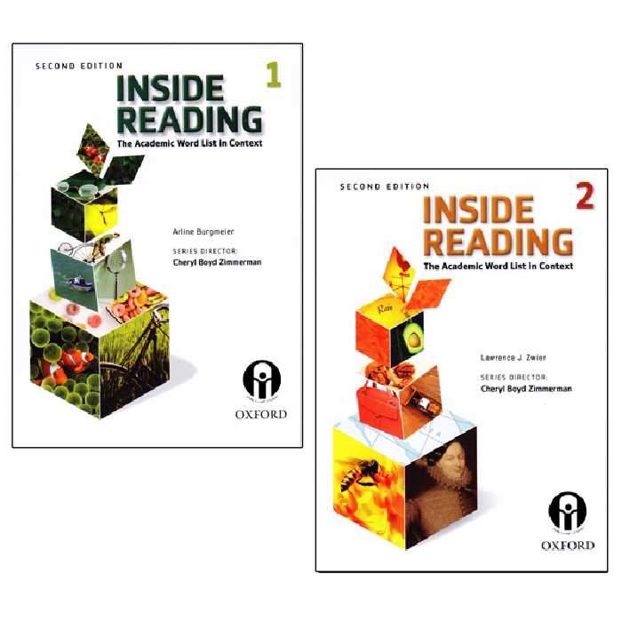 کتاب Inside Reading اثر Arline Burgmeier And Lawrence j. Zwier انتشارات الوندپویان دو جلدی