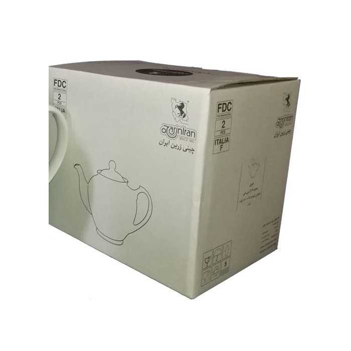 قوری چینی زرین ایران مدل 2 florance