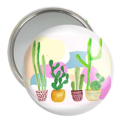 آینه جیبی خندالو مدل کاکتوس کد 25486