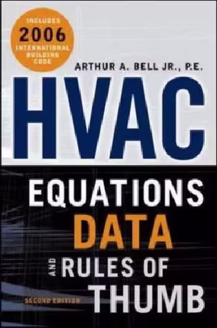 خرید و دانلود نسخه کامل کتاب HVAC Equations, Data, and Rules of thumb