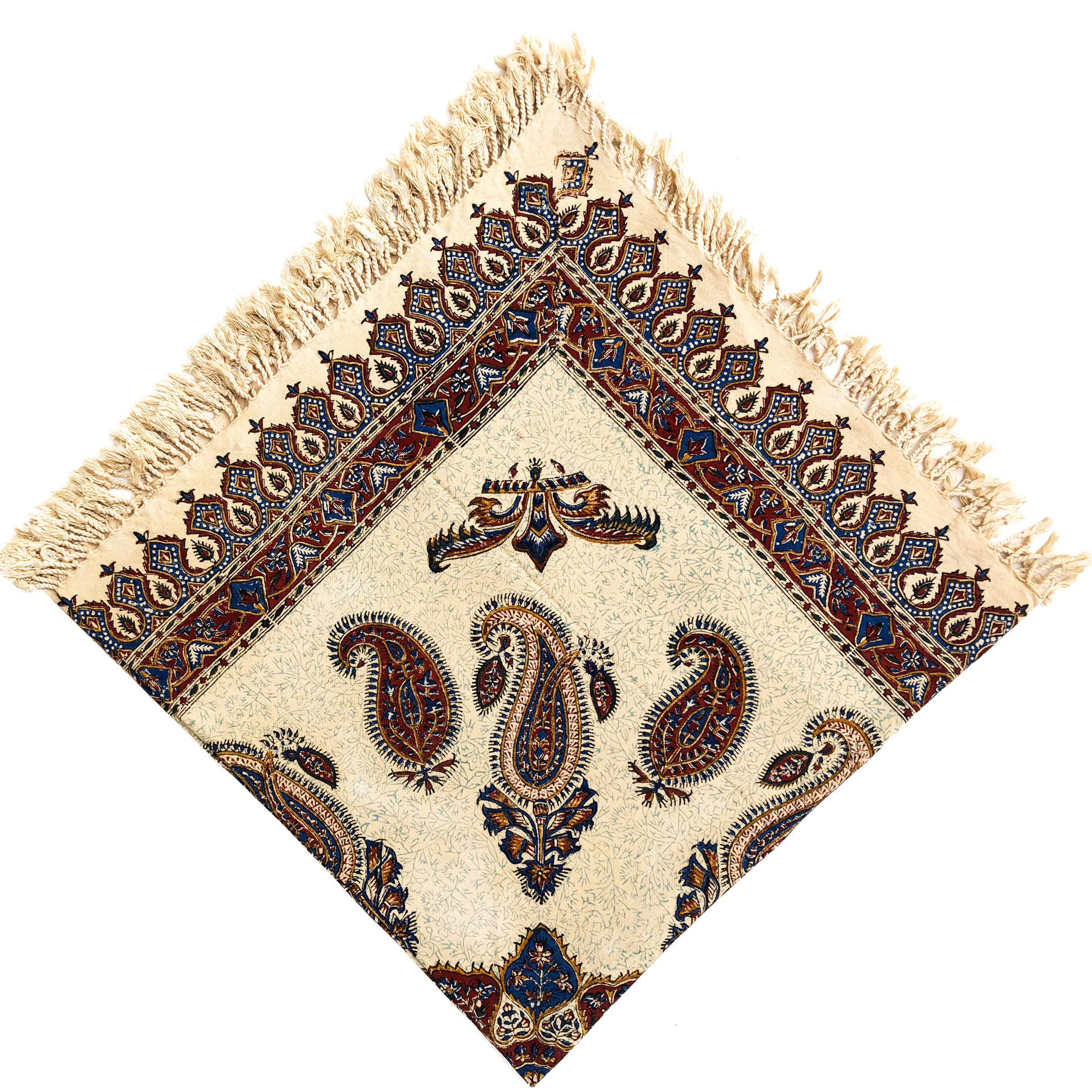 رومیزی قلمکار عطریان طرح بته جقه مدل G254