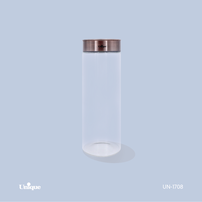 بانکه شیشه ای درب مسی 29 سانت یونیک کد محصول: UN-1708